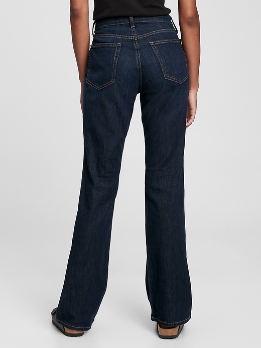 Mid Rise Bootcut Jeans With Washwell 