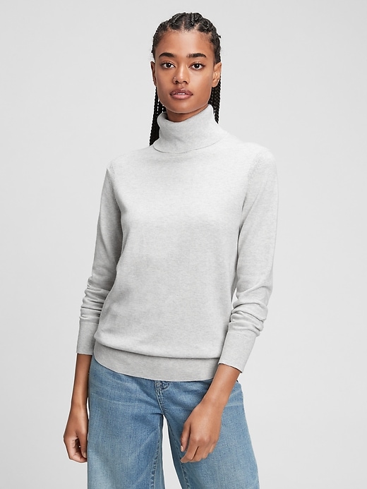 View large product image 1 of 1. Lightweight Turtleneck Sweater