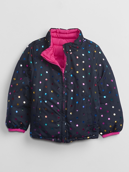 Image number 3 showing, Toddler ColdControl Reversible Puffer Jacket