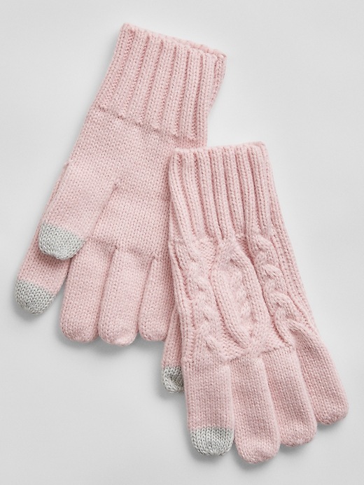 Kids CableKnit Gloves Gap Factory