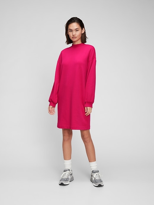 View large product image 1 of 1. Mockneck Sweatshirt Dress