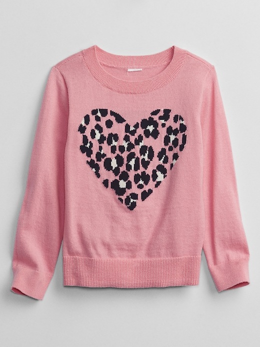 View large product image 1 of 1. Toddler Graphic Intarsia Sweater
