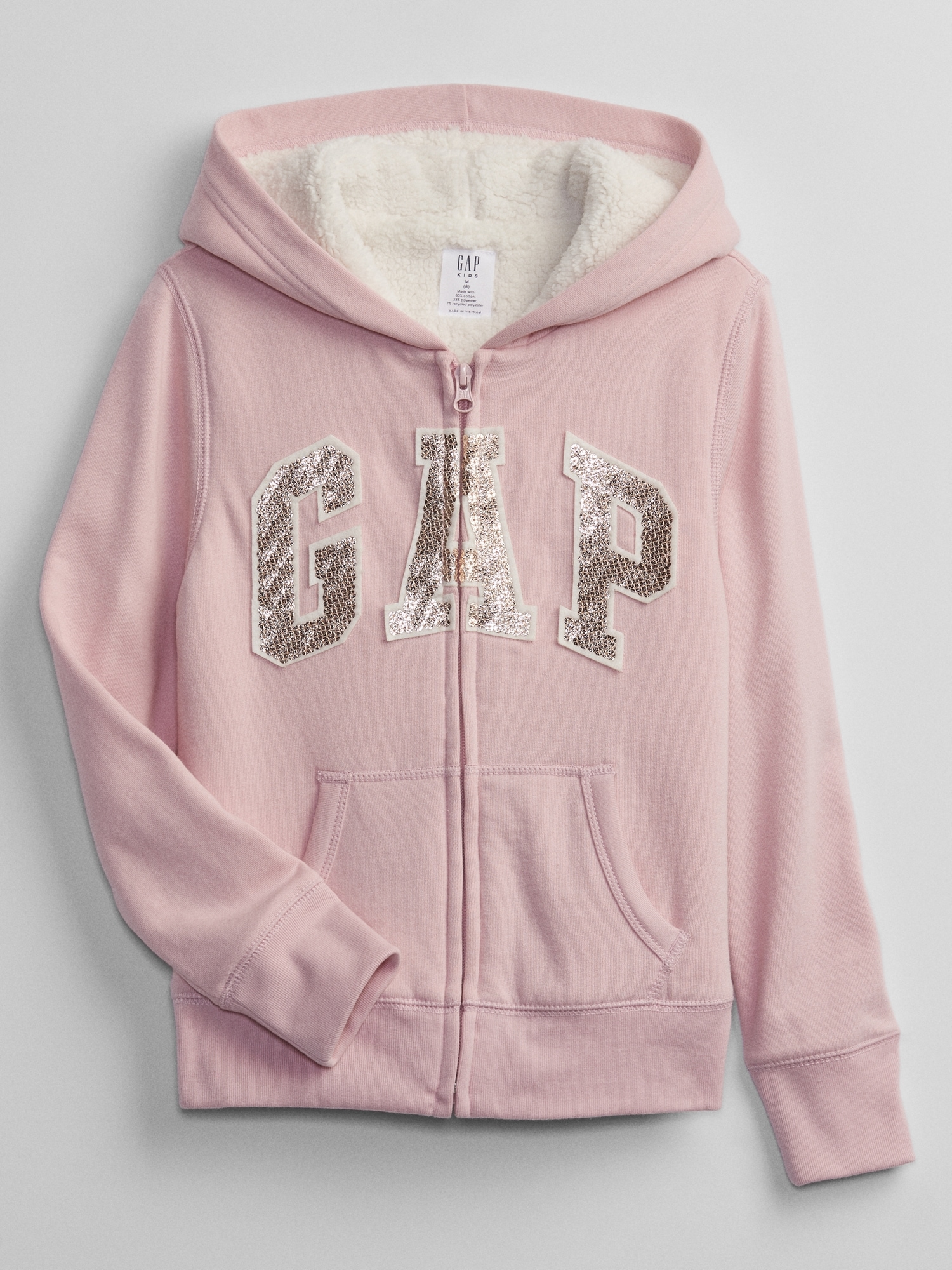 Kids SherpaLined Gap Logo Hoodie Gap Factory