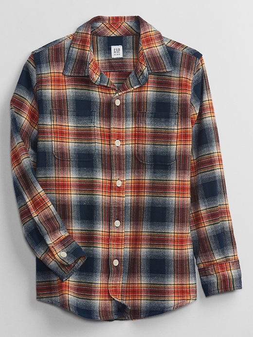 View large product image 1 of 1. Kids Flannel Shirt