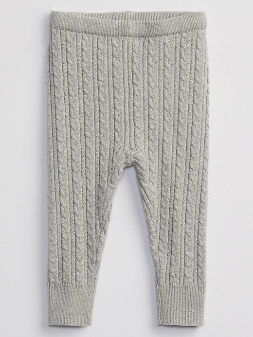 View large product image 1 of 1. Baby Cable-Knit Leggings