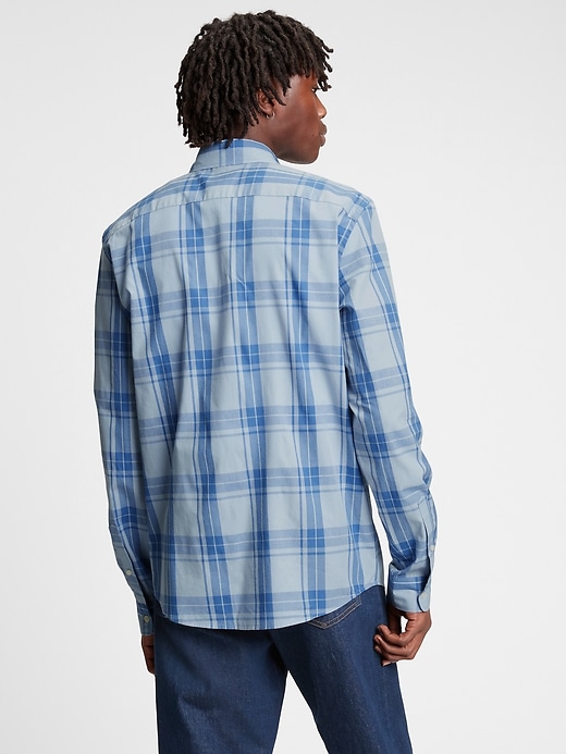 Image number 2 showing, Poplin Shirt in Untucked Fit