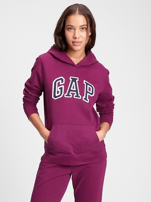 View large product image 1 of 1. Gap Logo Fleece Hoodie