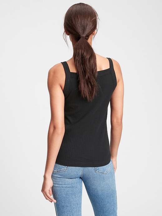 Image number 3 showing, Pointelle Tank Top