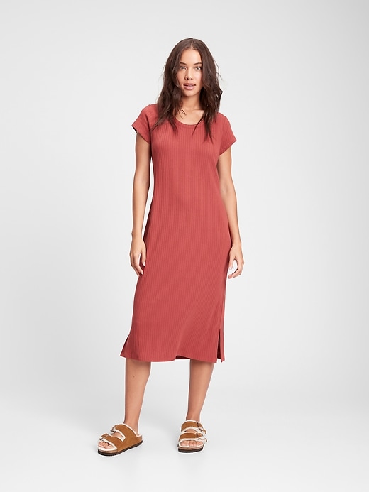 Image number 10 showing, Ribbed T-Shirt Dress