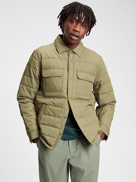 View large product image 1 of 1. Quilted Ripstop Puffer Jacket