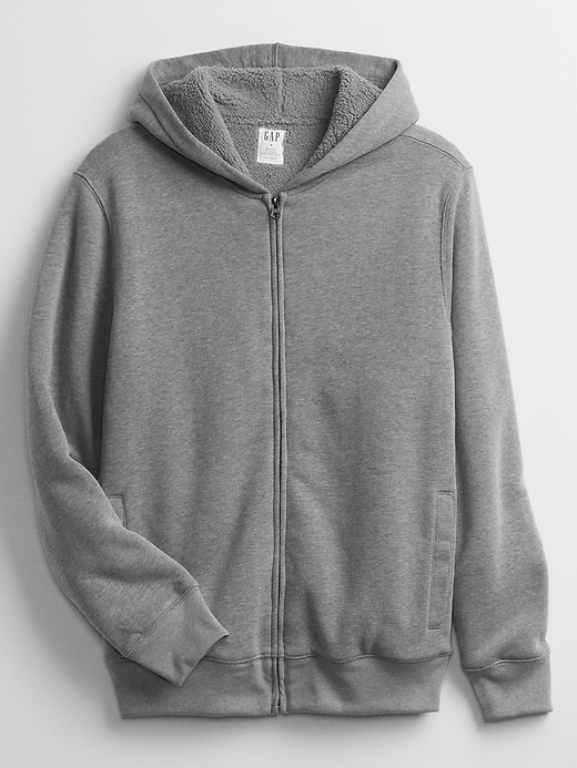 Image number 3 showing, Sherpa-Lined Hoodie