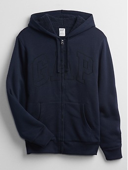 Gap fleece lined hoodie hotsell
