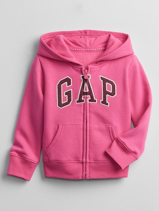 Image number 1 showing, babyGap Gap Logo Hoodie