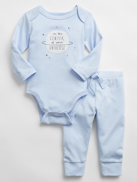 Baby Space Bodysuit Outfit Set