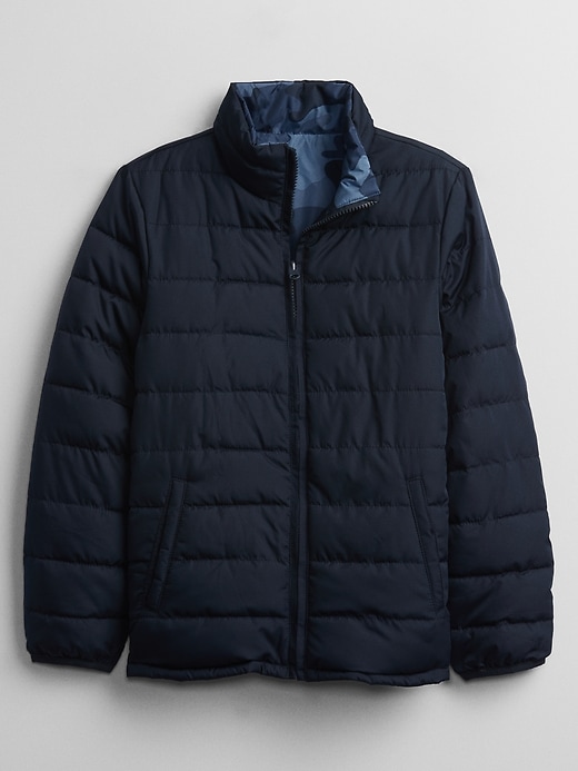 Image number 1 showing, Kids ColdControl Reversible Puffer Jacket