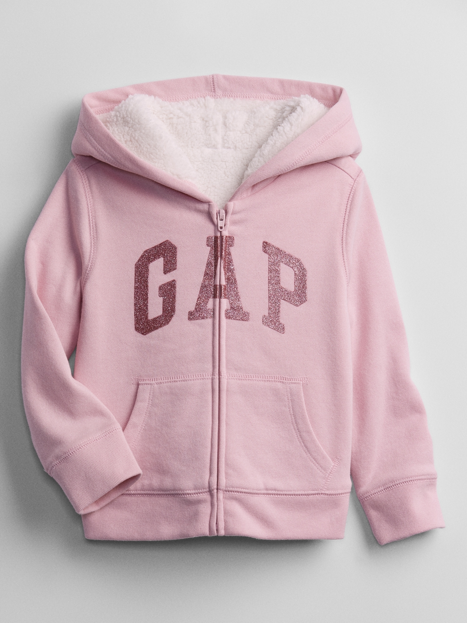 babyGap Logo Sherpa-Lined Hoodie | Gap Factory