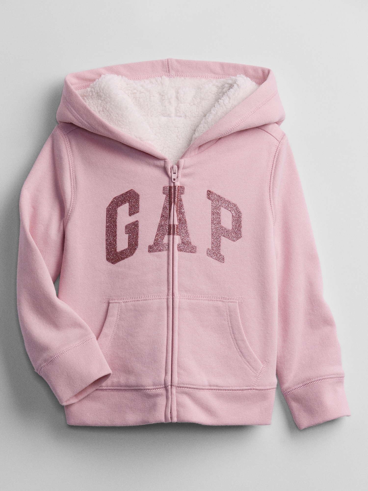 babyGap Logo SherpaLined Hoodie Gap Factory