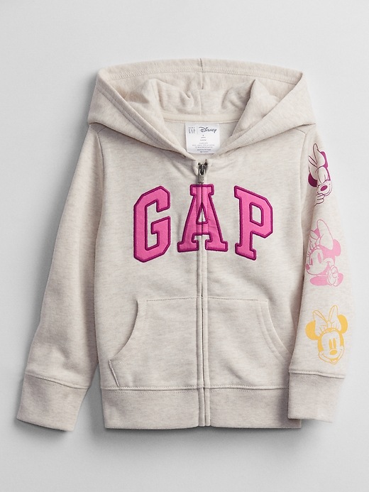 Image number 1 showing, babyGap &#124 Disney Minnie Mouse Zip Hoodie