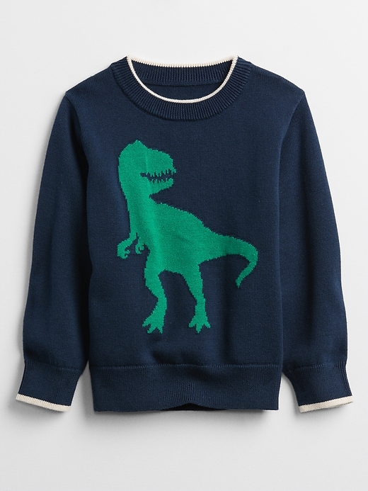 View large product image 1 of 1. Toddler Intarsia Graphic Sweater
