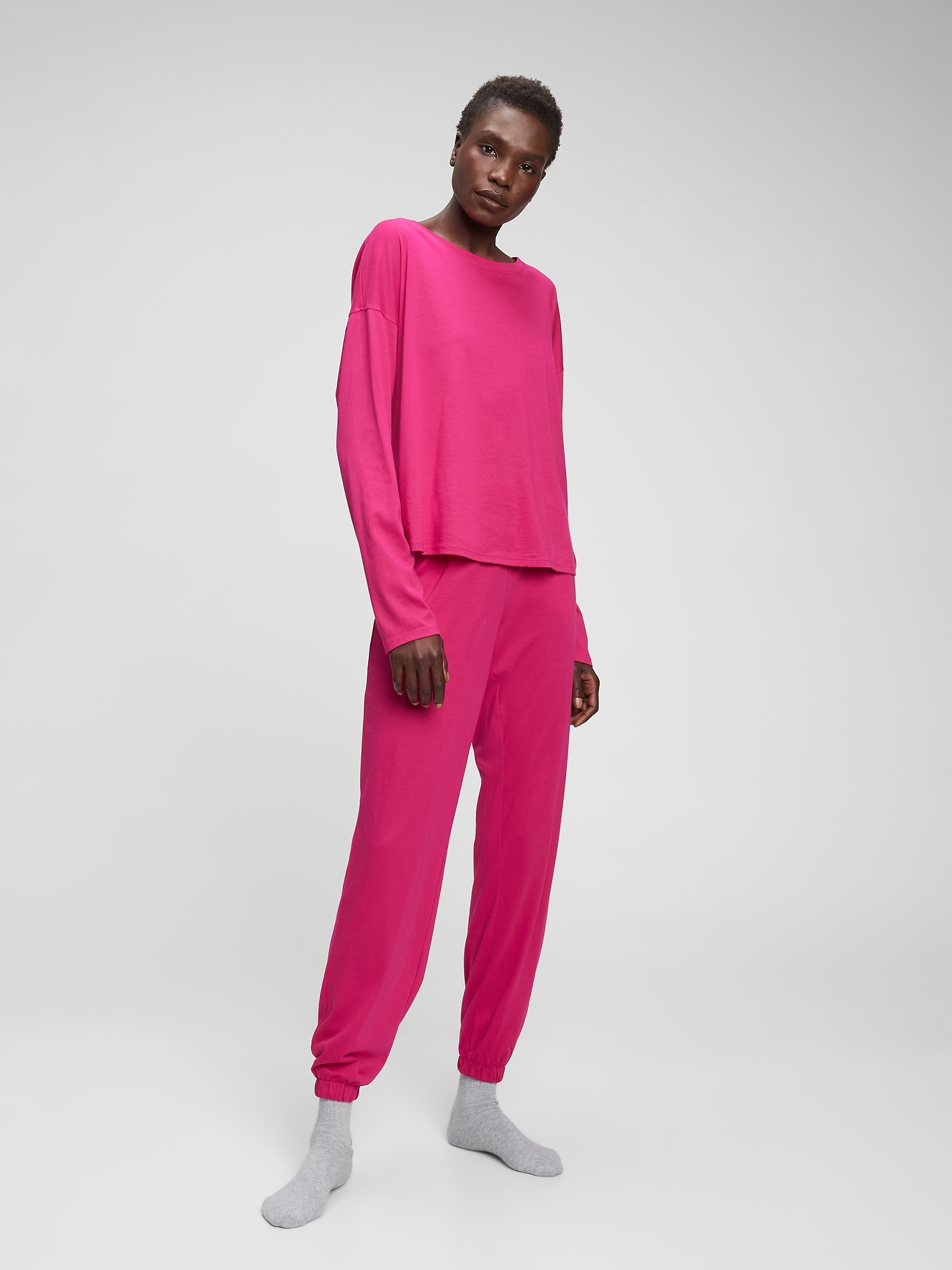 Cotton Modal Joggers Gap Factory