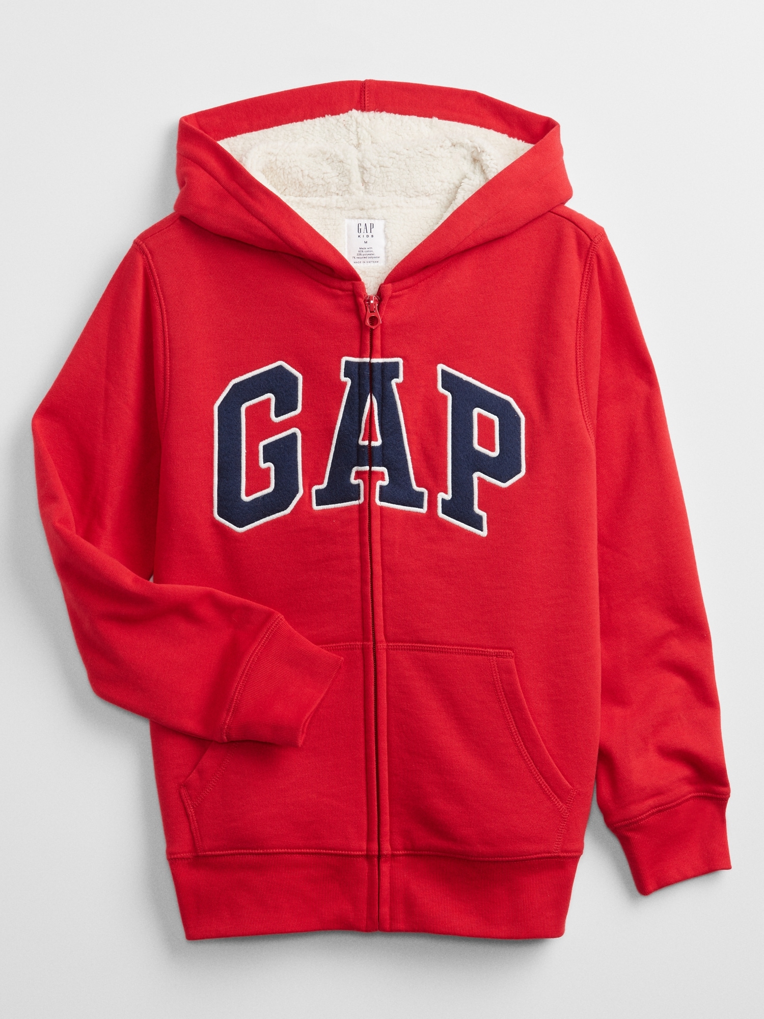 Kids Gap Logo Sherpa-Lined Hoodie | Gap Factory