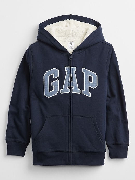 暖かい！中がふわふわボア付き,SHERPA LINED LOGO HOODIE Women's Girl's Sherpa Fleece Lined Jacket Hoodie Fall Winter