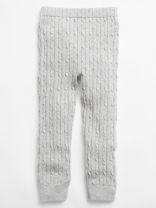 Toddler Cable-Knit Sweater Leggings