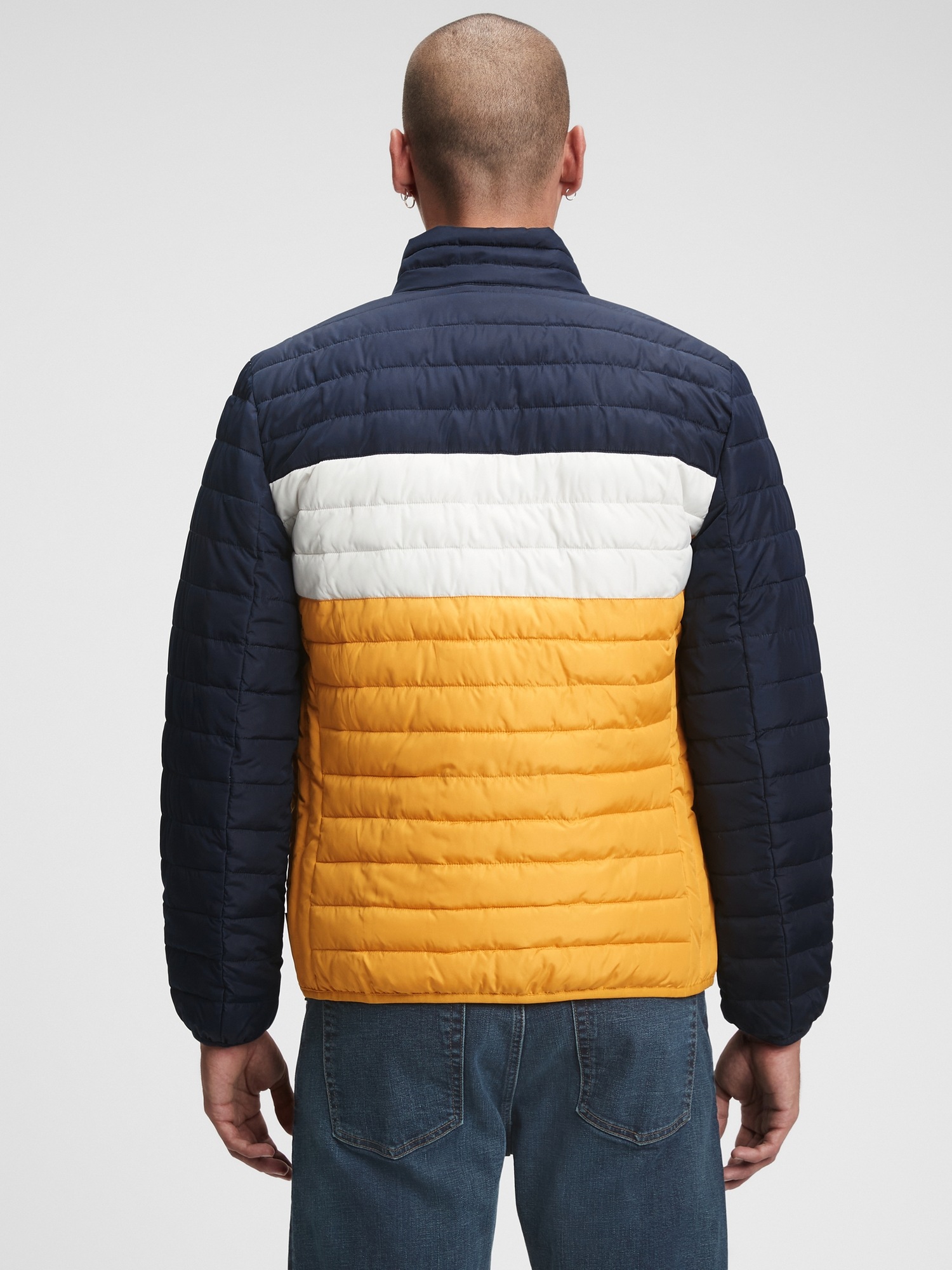 ColdControl Colorblock Puffer Jacket Gap Factory