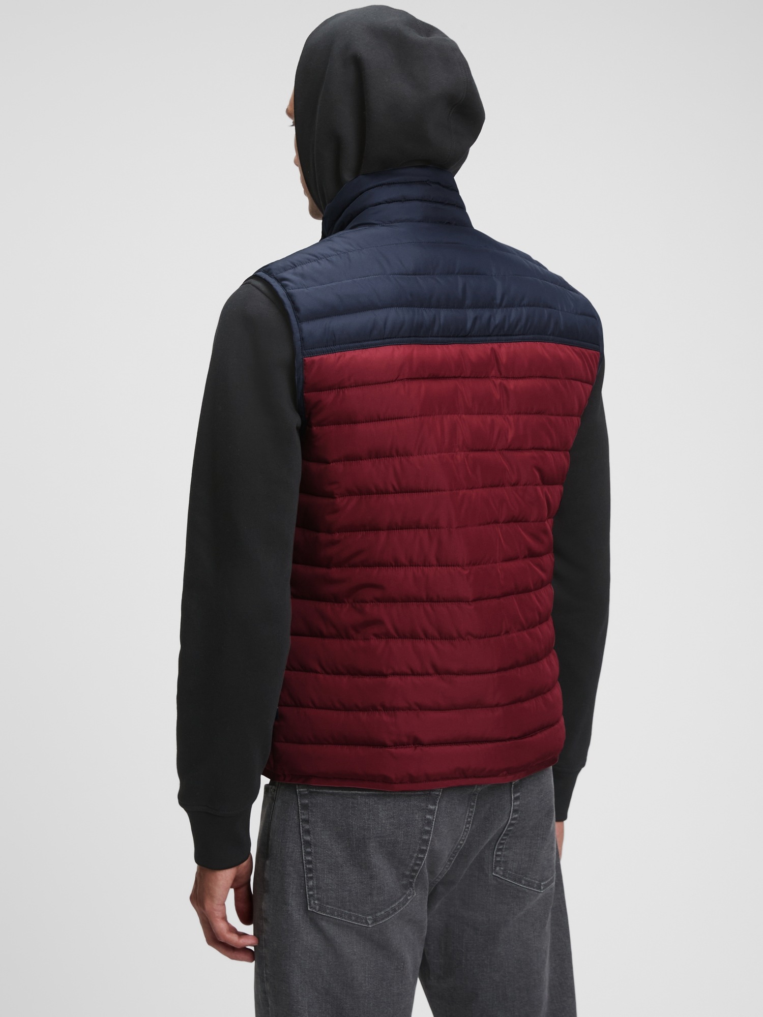 ColdControl Colorblock Puffer Vest Gap Factory