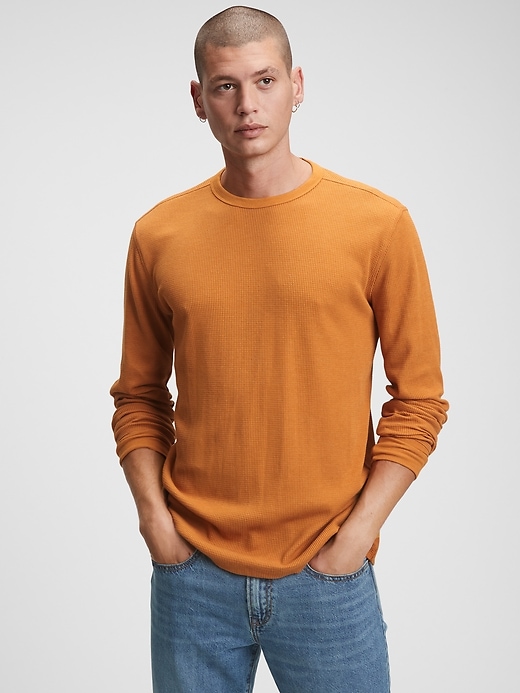 Image number 8 showing, Waffle-Knit T-Shirt