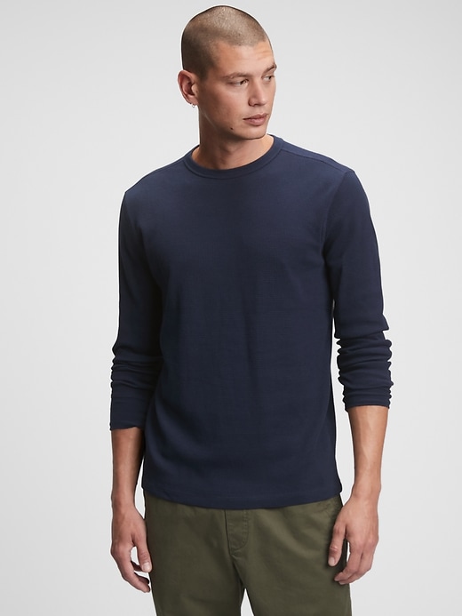 Image number 3 showing, Waffle-Knit T-Shirt