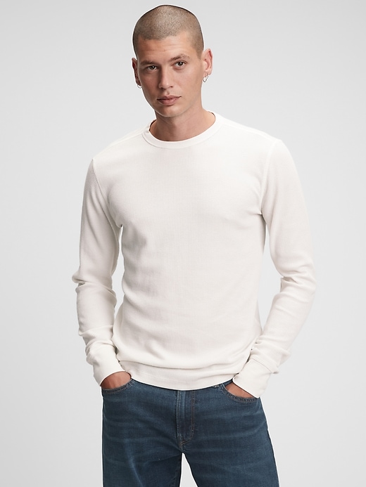 Image number 5 showing, Waffle-Knit T-Shirt