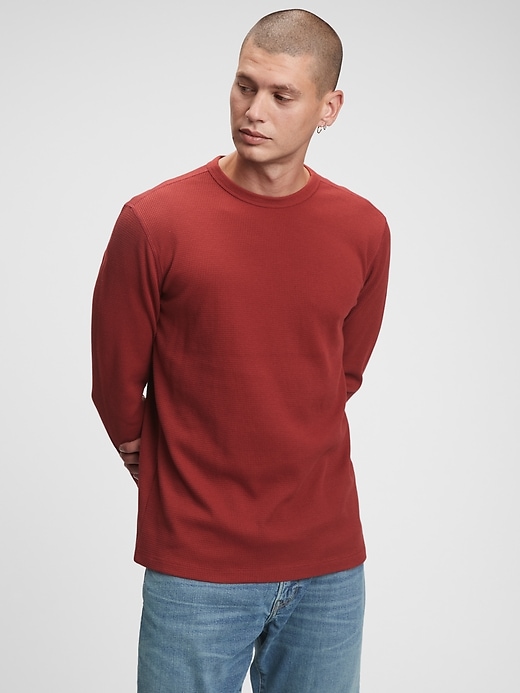 Image number 4 showing, Waffle-Knit T-Shirt