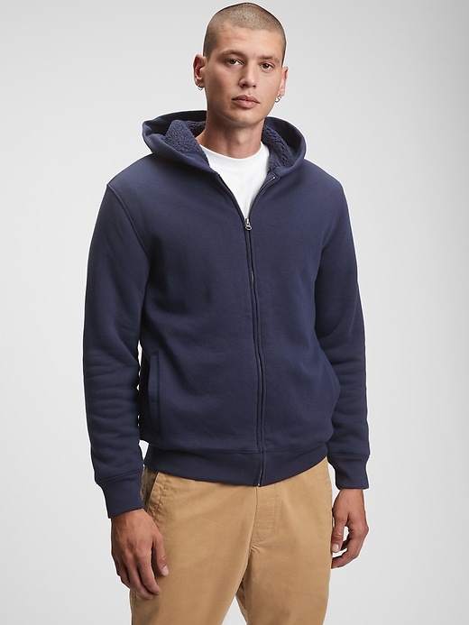 Image number 5 showing, Sherpa-Lined Hoodie