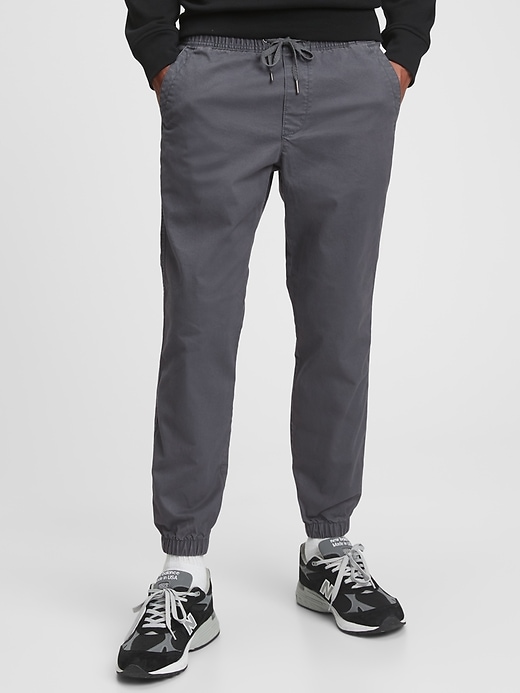 Gap Factory Men's GapFlex Essential Joggers with Washwell (Dark Pearl)