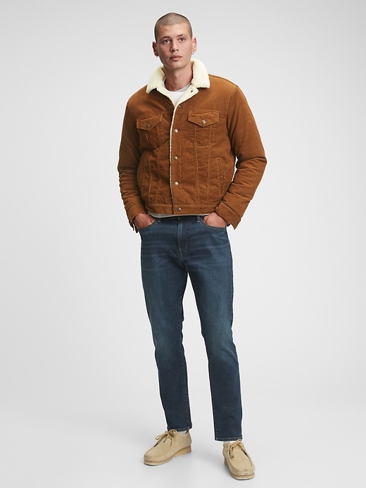 Image number 5 showing, Sherpa-Lined Denim Icon Jacket