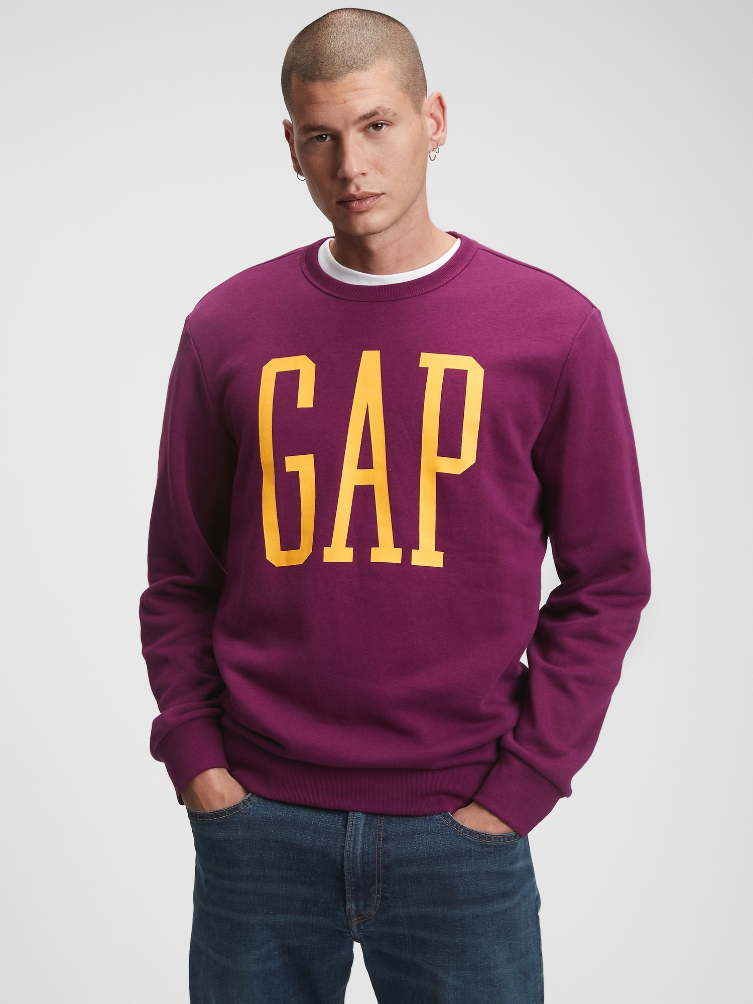 Gap Logo Pullover Sweatshirt Gap Factory