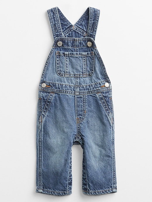 Baby Denim Overalls with Washwell