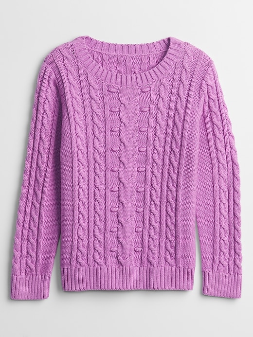 View large product image 1 of 1. Kids Cable-Knit Sweater