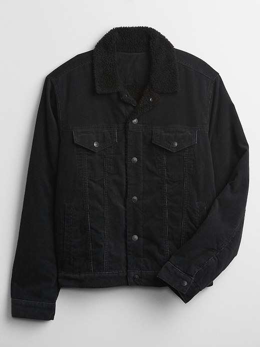 Image number 3 showing, Sherpa-Lined Denim Icon Jacket