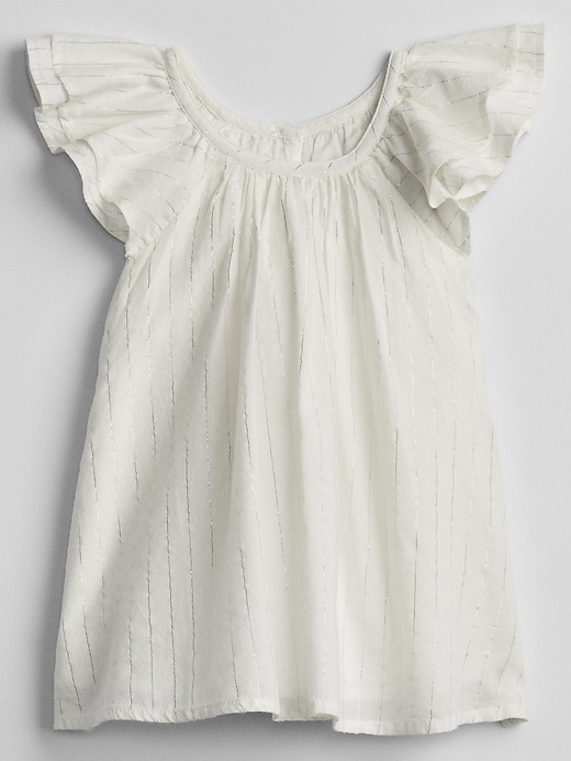 View large product image 1 of 2. Baby Stripe Flutter Dress