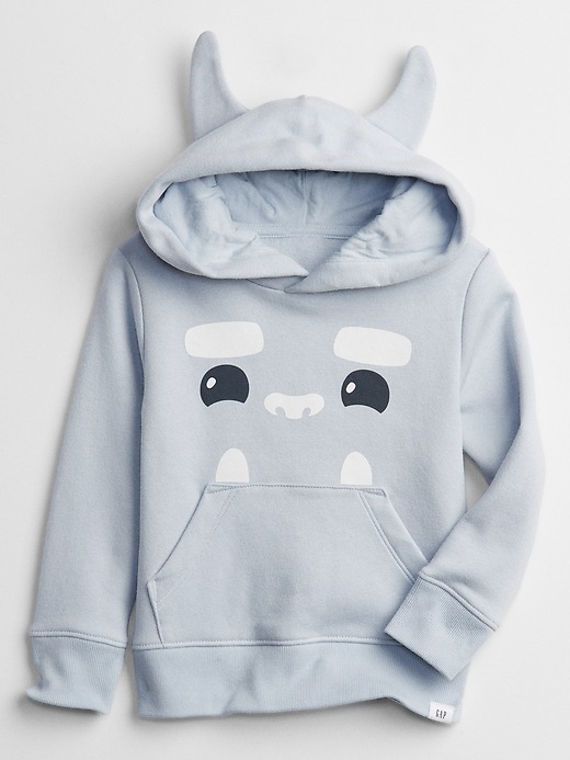 View large product image 1 of 1. Toddler 3D Monster Hoodie