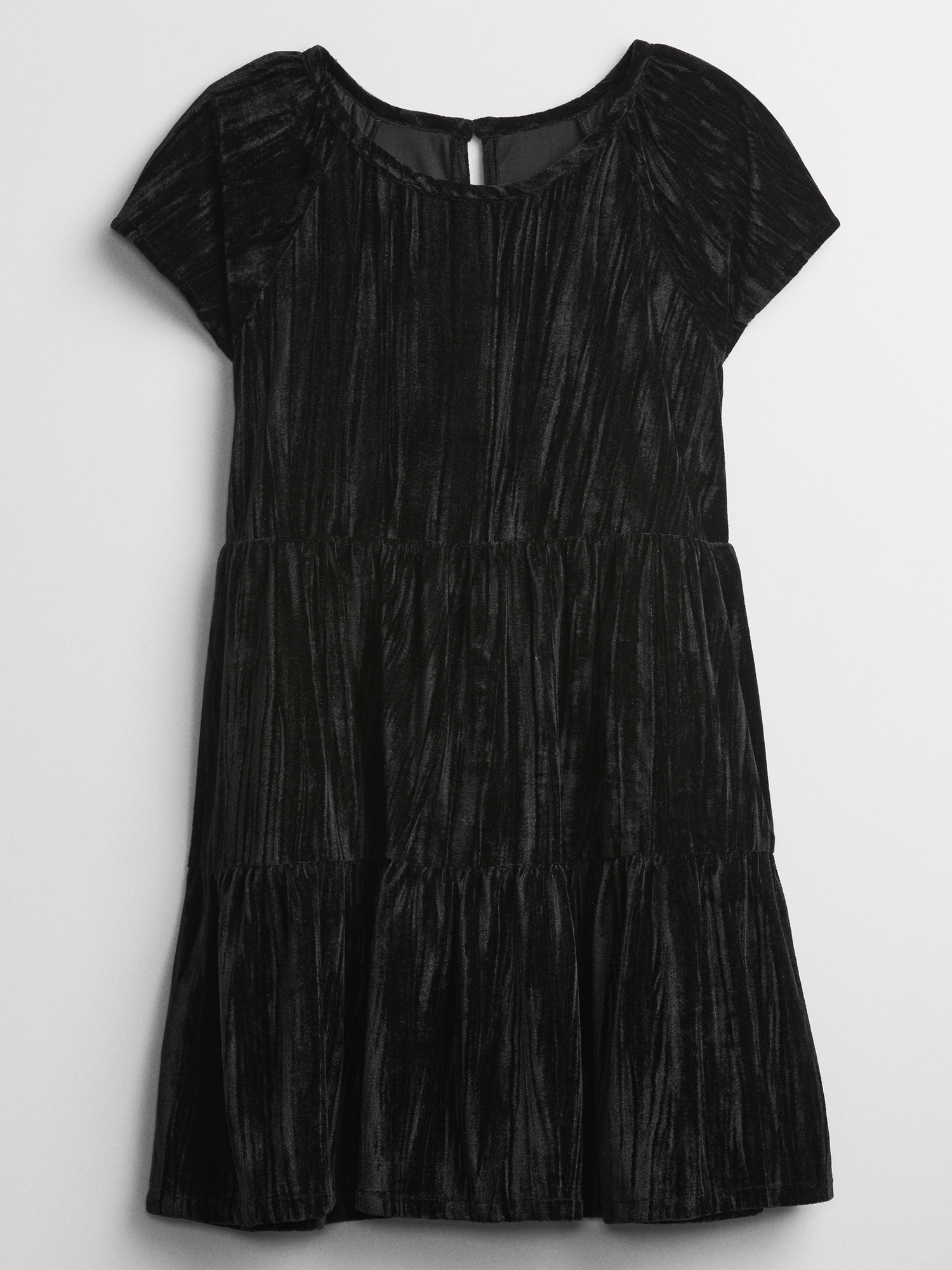 Kids Velvet Tiered Dress Gap Factory