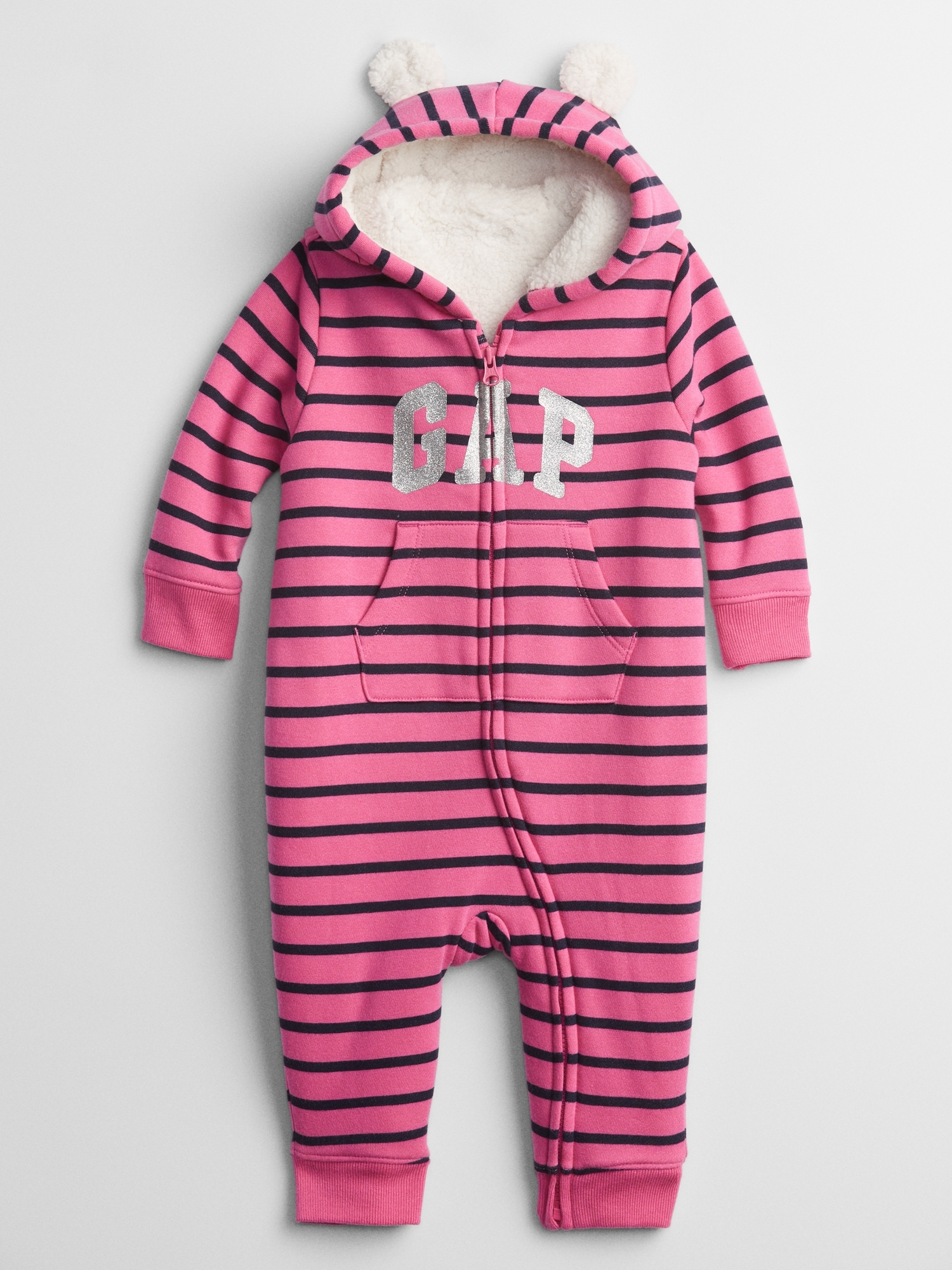 Baby SherpaLined Gap Logo OnePiece Gap Factory