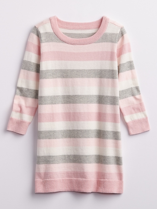 Image number 1 showing, Toddler Stripes Sweater Dress