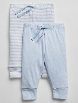 Baby Print Pull-On Pants (2-Pack) | Gap Factory
