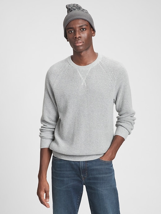 Textured Raglan Crewneck Sweater | Gap Factory
