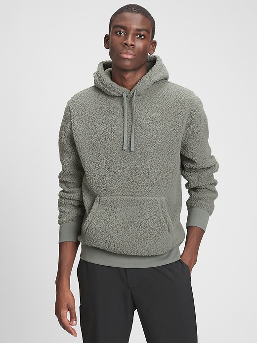 View large product image 1 of 1. Sherpa Pullover Hoodie