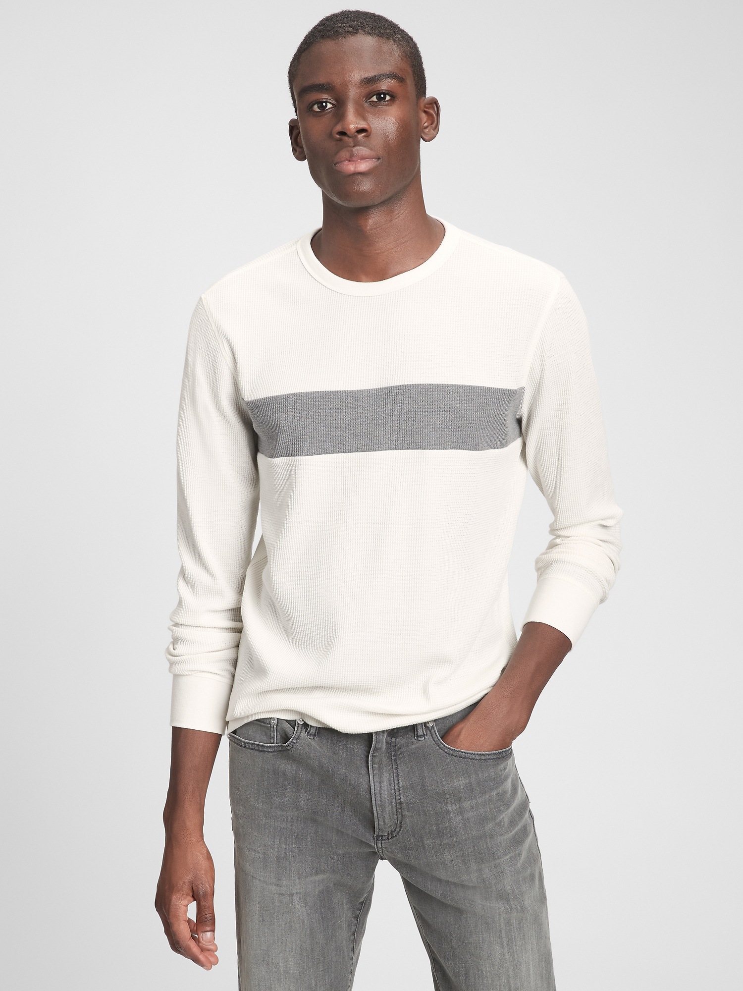 【C.E/CAVEMPTSTRIPE LOOSE WAFFLE MIX KNIT WAFFLE KNIT WHITE PATTERN | eBay