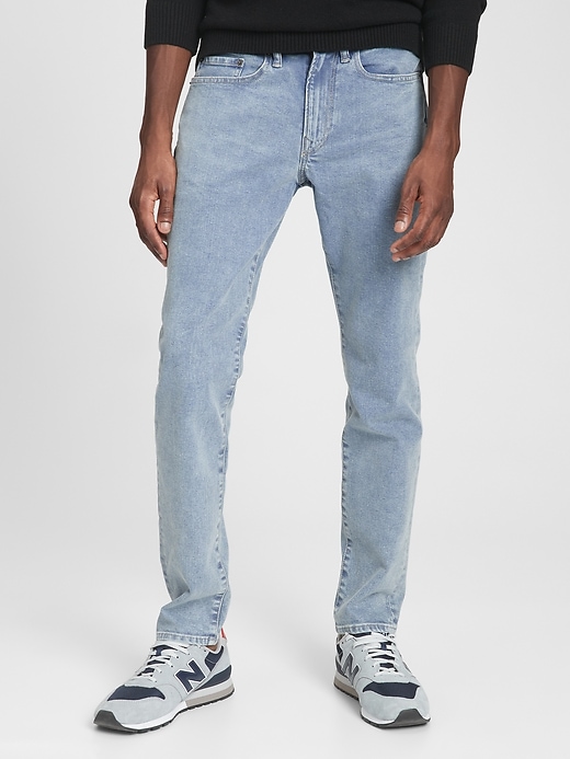 Image number 1 showing, GapFlex Slim Taper Jeans with Washwell